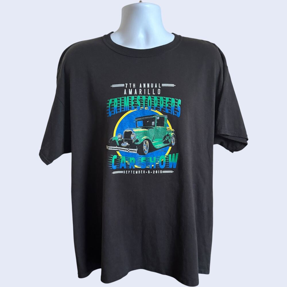 Hanes XL Casual Graphic Tee Black Regular
